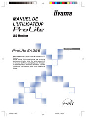 Iiyama ProLite E435S Manuel De L'utilisateur