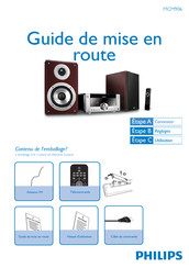 Philips MCM906 Guide De Mise En Route