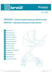 Brevi Presto 739P Instructions D'utilisation