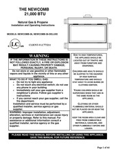 Sierra Flame NEWCOMB-36-DELUXE Manuel D'installation Et Guide De L'utilisateur