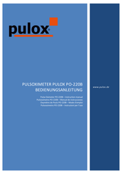PULOX PO-220B Mode D'emploi