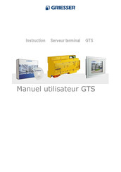 Griesser GTS Manuel D'utilisation