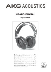 AKG Acoustics HEARO DIGITAL Mode D'emploi