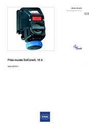 Stahl SolConeX 8570/11 Série Mode D'emploi