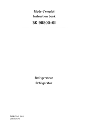 AEG SK 98800-6I Mode D'emploi