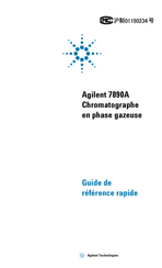 Agilent Technologies 7890A Guide De Référence Rapide