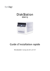 Synology DiskStation DS410+ Guide D'installation Rapide