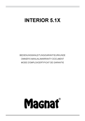 Magnat InterIor 5.1x Mode D'emploi