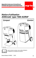 Agria AllShredd 7300 Comfort Notice D'utilisation