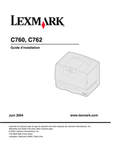 Lexmark C760 Guide D'utilisation