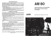 AEBI AM 80 Mode D'emploi