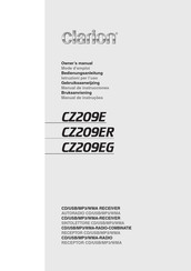 Clarion CZ209E Mode D'emploi