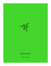 Razer KIYO X Mode D'emploi