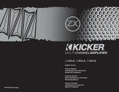 Kicker ZX850.4 Manuel D'utilisation