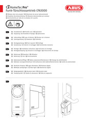 Abus HomeTec Pro CFA3000S Instructions De Montage