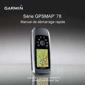 Garmin GPSMAP 78S Manuel De Demarrage Rapide
