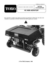 Toro 09600 Notice D'utilisation