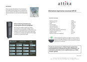 Attika ART-10 Guide Rapide