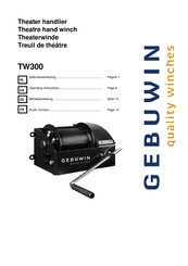 GEBUWIN TW300 Mode D'emploi
