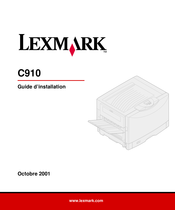 Lexmark C910dn Guide D'installation