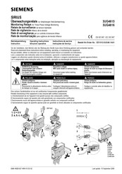 Siemens SIRIUS 3UG4615 Instructions De Service