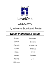 LevelOne WBR-3406TX Manuel D'installation