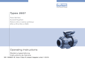 Burkert 2657 Instructions De Service