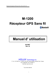 Holux M-1200 Manuel D'utilisation