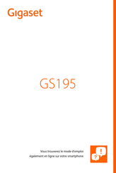 Gigaset GS195 Manuel D'utilisation