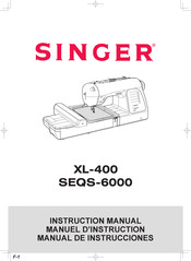 Singer XL-400 Manuel D'instructions
