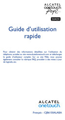 Alcatel 5042X Guide D'utilisation Rapide