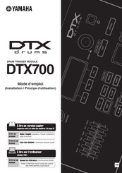 Yamaha DTX700 Mode D'emploi