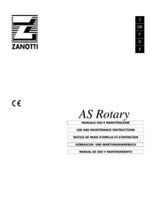 Zanotti AS135 Notice De Mode D'emploi Et D'entretien