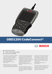 Bosch OBD1200 CodeConnect Guide De Démarrage Rapide