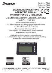 GRAUPNER 2-5S XH Instructions D'utilisation