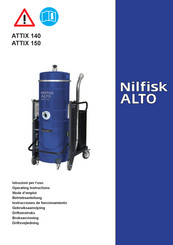 Nilfisk ALKO ATTIX 140 Mode D'emploi