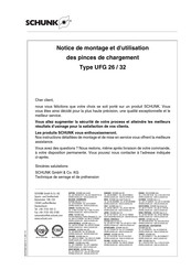 SCHUNK UFG 26 Notice De Montage Et D'utilisation