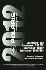 Polaris Sportsman 550 2012 Manuel D'utilisation