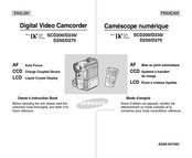 Samsung SCD250 Mode D'emploi