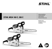 Stihl MSA 200 C Notice D'emploi