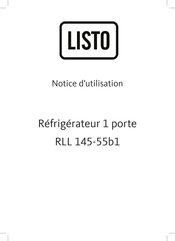 Listo RLL 145-55b1 Notice D'utilisation