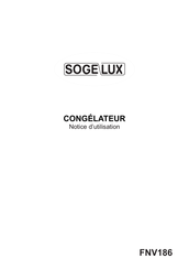 SOGELUX FNV186 Notice D'utilisation