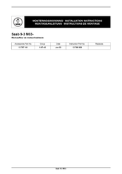 Saab 12 787 161 Instructions De Montage