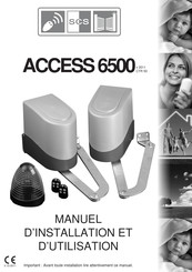 SCS Sentinel ACCESS 6500 V 2011 CTR50 Manuel D'installation Et D'utilisation