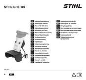 Stihl GHE 105 Manuel D'utilisation