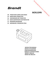 Brandt BCR115PB Notice D'utilisation