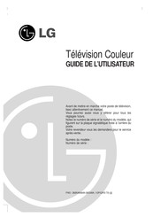 LG RT-29CC25VP Guide De L'utilisateur