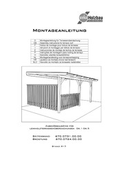 Weka Holzbau 670.0724.00.00 Notice De Montage