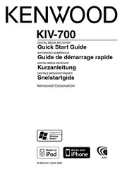 Kenwood KIV-700 Guide De Démarrage Rapide