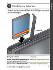 Kodak KLIC-7000 Mode D'emploi